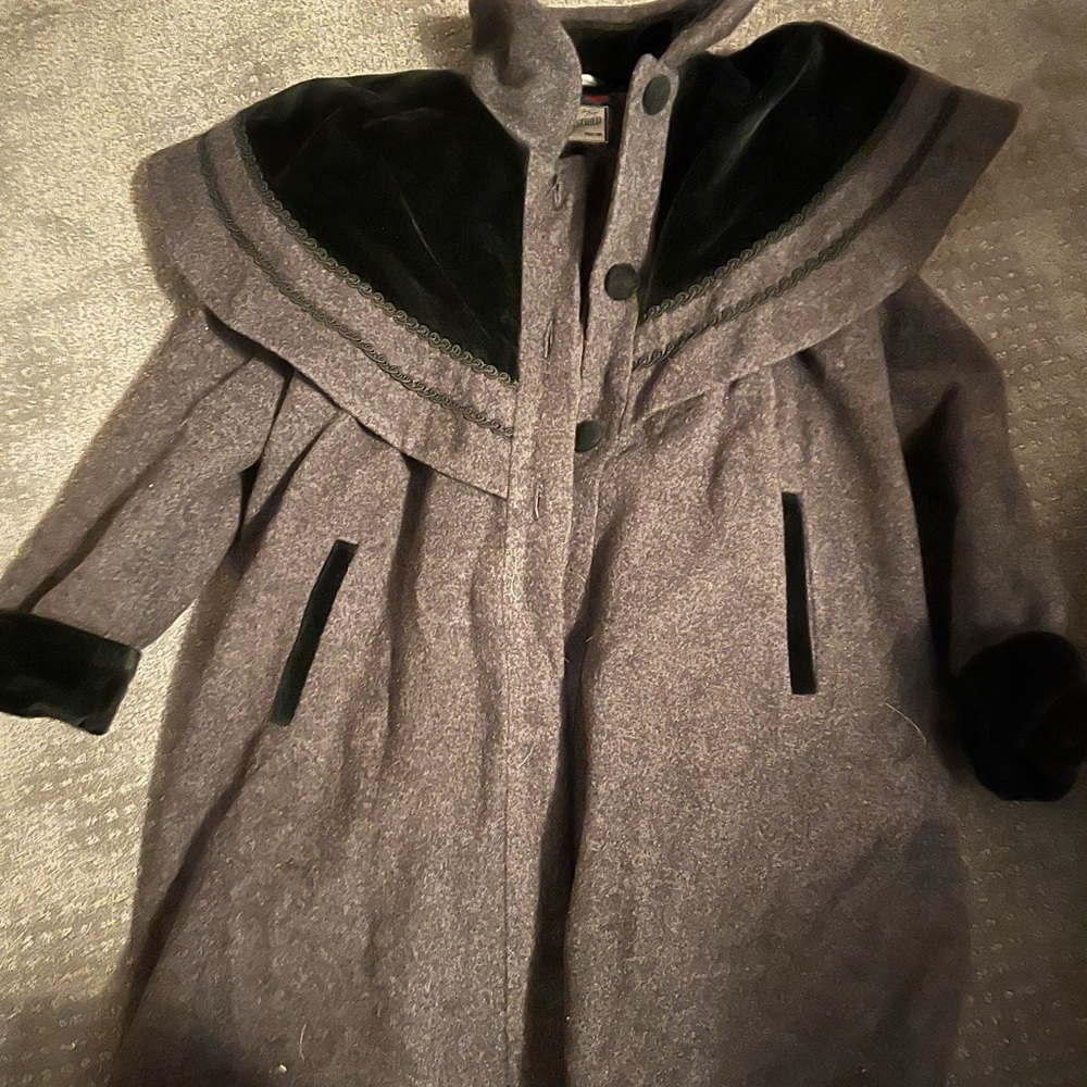 Rothschild Charcoal and Black Coat